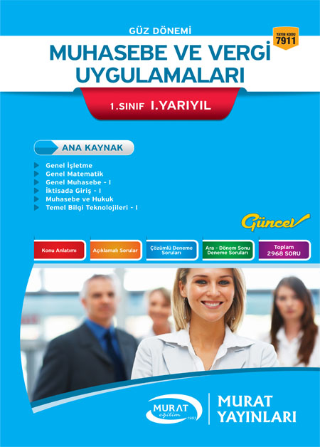 7911 - Muhasebe ve Vergi Uygulamaları 1. Sınıf 1. Yarıyıl