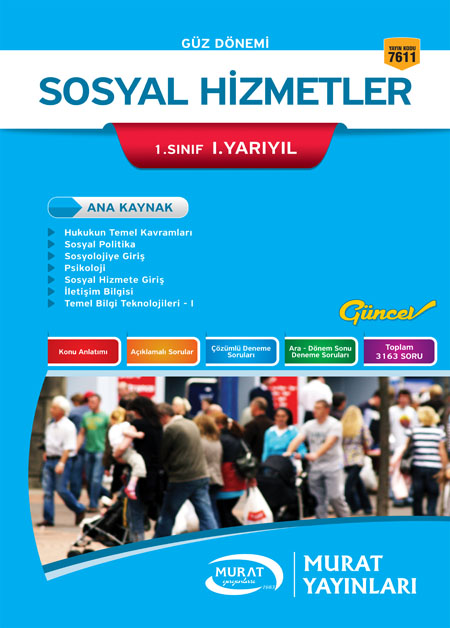 7611 - Sosyal Hizmetler 1. Sınıf 1. Yarıyıl