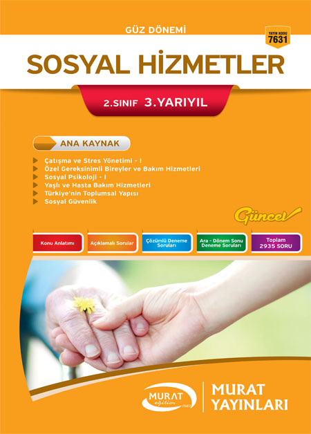 7631 - Sosyal Hizmetler 2. Sınıf 3. Yarıyıl