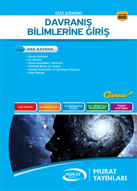 9002 - Davranış Bilimlerine Giriş