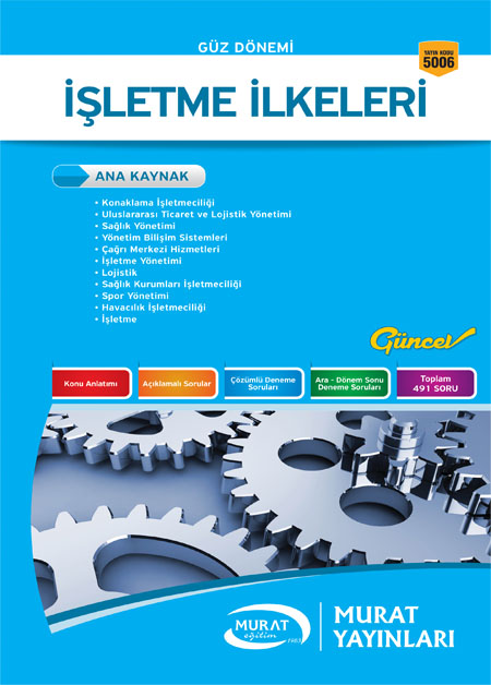 5006 - İşletme İlkeleri