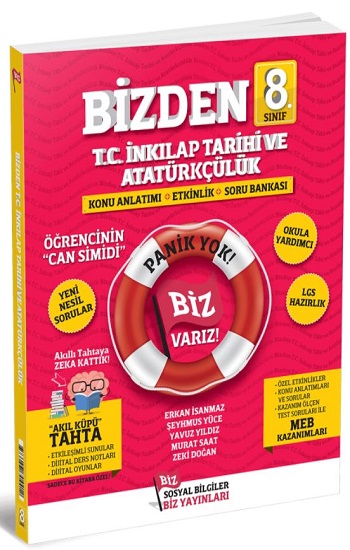 8. Sınıf Bizden T.C. İnkılap Tarihi ve Atatürkçülük Konu Anlatımlı Soru Bankası