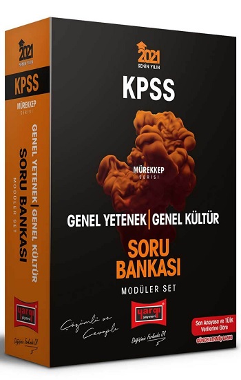 2021 KPSS Genel Yetenek Genel Kültür Çözümlü ve Cevaplı Modüler Soru Bankası Seti Mürekkep Serisi