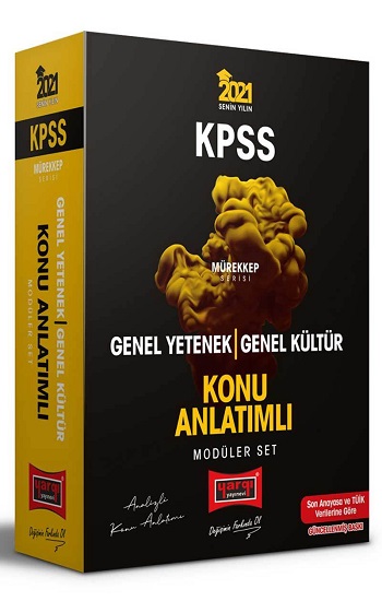 2021 KPSS Genel Yetenek Genel Kültür Konu Anlatımlı Modüler Set Mürekkep Serisi