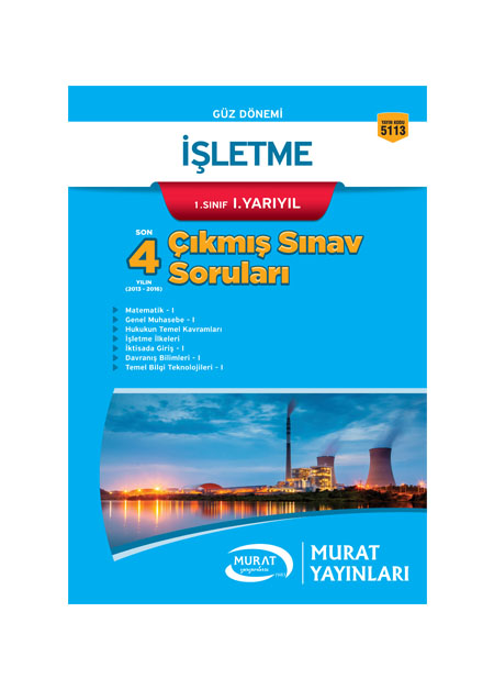 5113 - İşletme 1. Sınıf 1. Yarıyıl Çıkmış Sınav Soruları