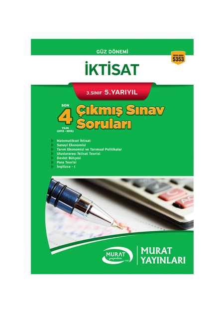 5353 - İktisat 3. Sınıf 5. Yarıyıl Çıkmış Sınav Soruları