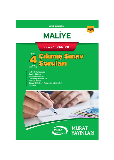 5553 - Maliye 3. Sınıf 5. Yarıyıl Çıkmış Sınav Soruları