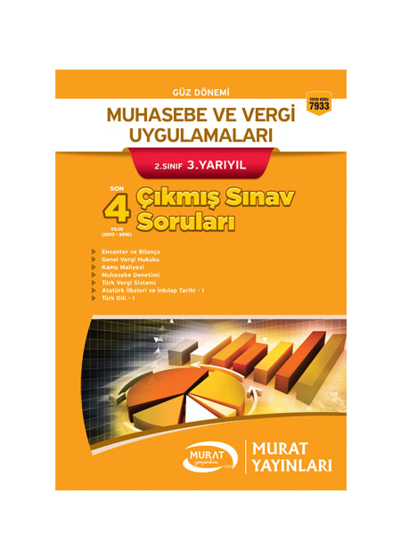 7933 - Muhasebe ve Vergi Uygulamaları 2. Sınıf 3. Yarıyıl Çıkmış Sınav Soruları