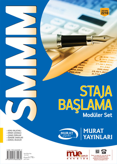 2210 - Modüler Set SMMM Staja Başlama