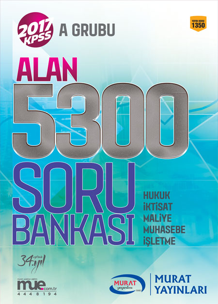 1350 - A Grubu Alan Bilgisi 5300 Soru Bankası