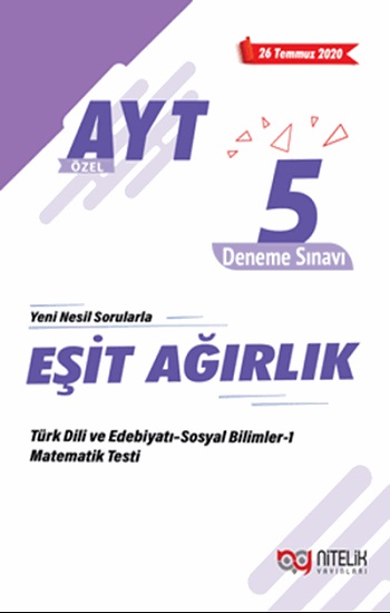 AYT Özel Eşit Ağırlık 5 Deneme