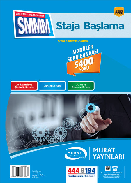 2250 - Modüler Soru Bankası SMMM Staja Başlama