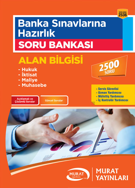 2536 - Soru Bankası Banka Sınavlarına Hazırlık Alan Bilgisi