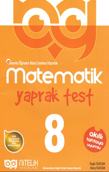 8. Sınıf Matematik Yaprak Testleri