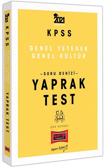 2021 KPSS Genel Yetenek Genel Kültür Soru Denizi Çek Kopart Yaprak Test