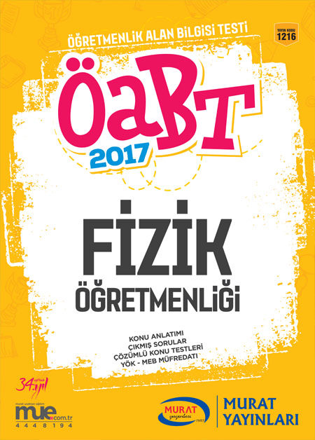 1216 - ÖABT Fizik Öğretmenliği