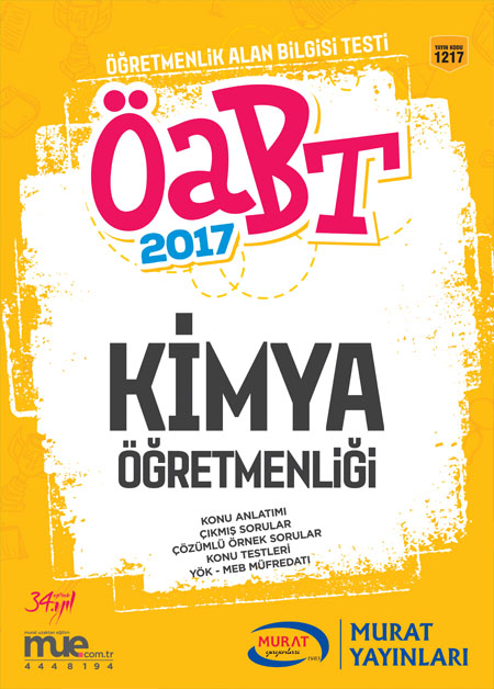 1217 - ÖABT Kimya Öğretmenliği