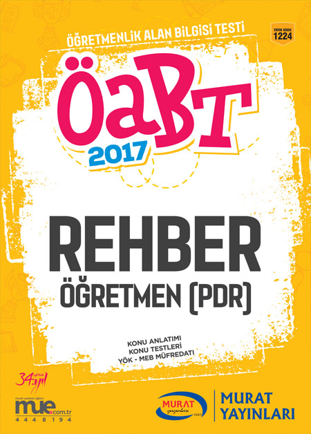 1224 - ÖABT Rehber Öğretmen (PDR - Psikolojik Danışmanlık ve Rehberlik)