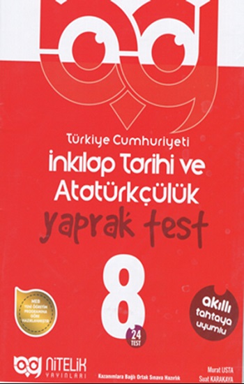 8. Sınıf İnkılap Tarihi ve Atatürkçülük Yaprak Test