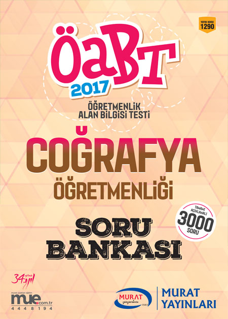 1290 - ÖABT Coğrafya Öğretmenliği Soru Bankası