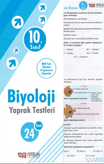 10. Sınıf Biyoloji Yaprak Testleri