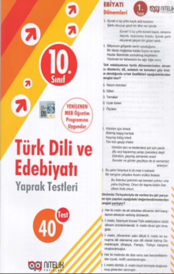 10. Sınıf Türk Dili ve Edebiyatı Yaprak Testleri