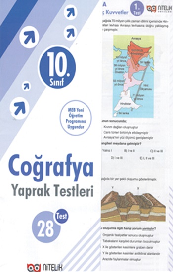 10.Sınıf Coğrafya Yaprak Testleri