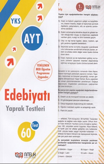 YKS AYT Edebiyatı Yaprak Testleri