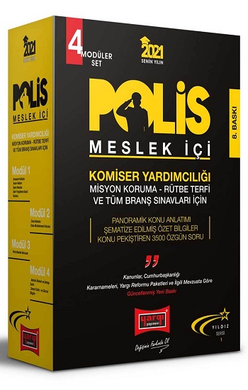 2021 Polis Meslek İçi Sınavlarına Hazırlık Konu Anlatımlı Modüler Set 8. Baskı