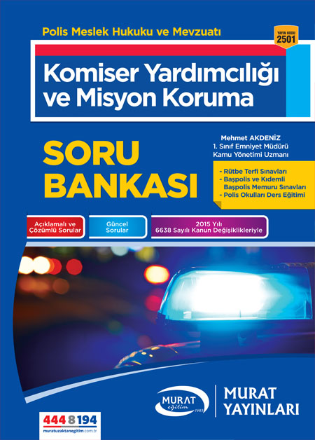 2501 - Soru Bankası Polis Hukuku ve Mevzuatı