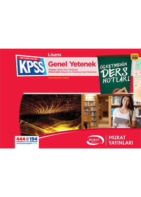 1030 - Öğretmenin Ders Notları Genel Yetenek