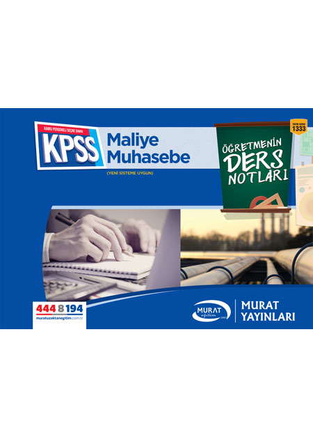 1333 - Öğretmenin Ders Notları Maliye-Muhasebe