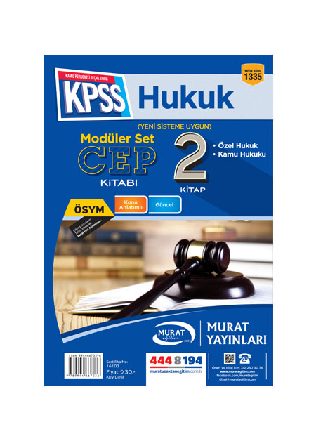 1335 - Modüler Set Cep Kitabı Hukuk