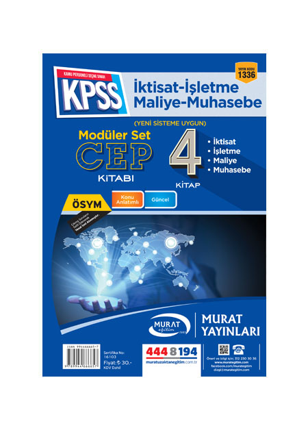 1336 - Modüler Set Cep Kitabı İktisat-İşletme-Maliye-Muhasebe