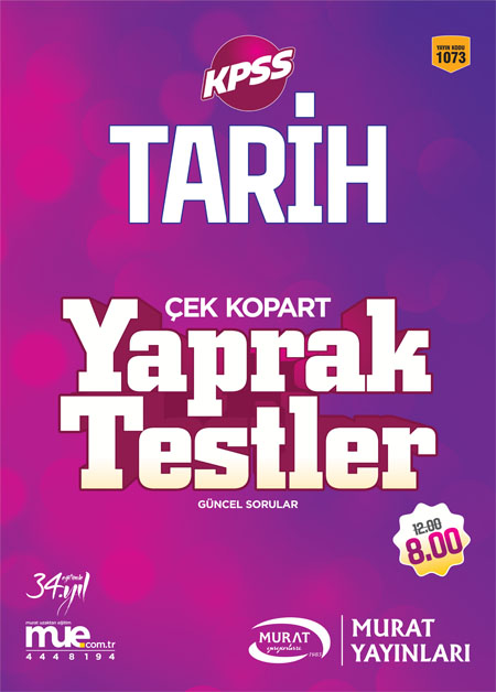 1073 - Çek Kopart Yaprak Testler Tarih