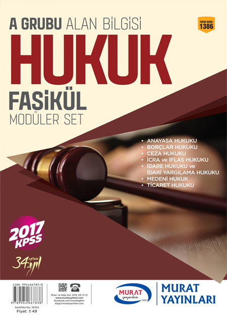 1386 - Hukuk Fasikül Modüler Set Konu