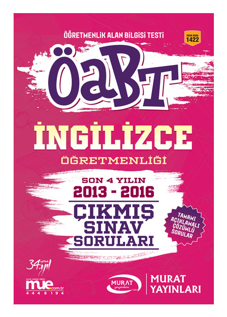 1422 - ÖABT İngilizce Öğretmenliği Çıkmış Sınav Soruları