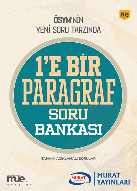 2557 - 1'e Bir Paragraf Soru Bankası