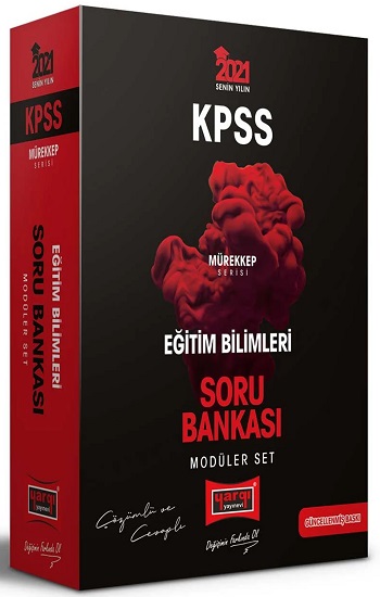 2021 KPSS Eğitim Bilimleri Çözümlü ve Cevaplı Modüler Soru Bankası Seti Mürekkep Serisi