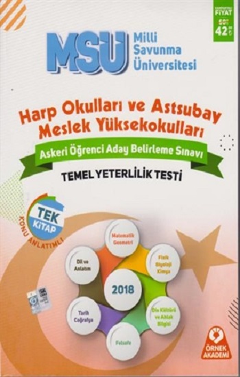 MSÜ Askeri Öğrenci Aday Belirleme Sınavı Temel Yeterlilik Testi Konu Anlatımlı