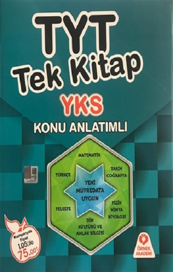 YKS TYT Tek Kitap Konu Anlatımlı