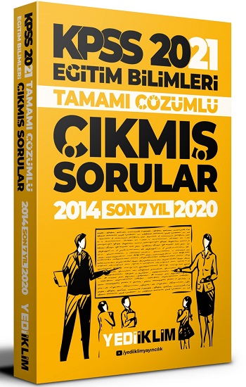 2021 KPSS Eğitim Bilimleri Tamamı Çözümlü Son 7 Yıl Çıkmış Sorular