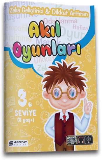 Zeka Geliştirici & Dikkat Arttıran Akıl Oyunları - 3. Seviye