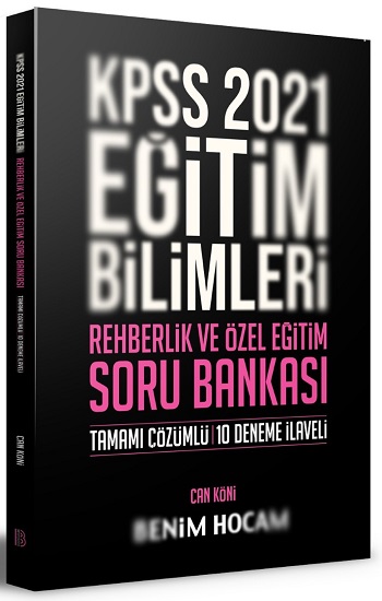 2021 KPSS Eğitim Bilimleri Rehberlik ve Özel Eğitim Soru Bankası