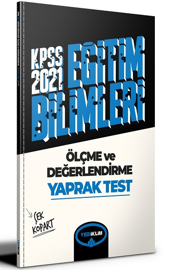 2021 Kpss Eğitim Bilimleri Ölçme ve Değerlendirme Çek Kopart Yaprak Test