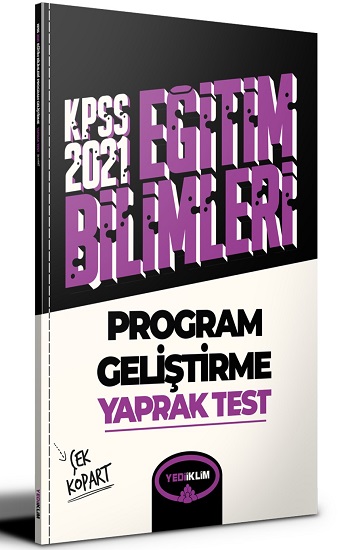 2021 Kpss Eğitim Bilimleri Program Geliştirme Çek Kopart Yaprak Test