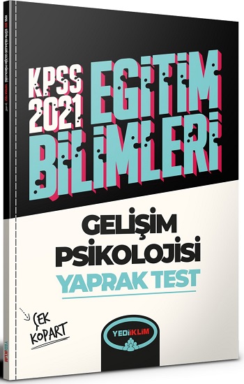 2021 Kpss Eğitim Bilimleri Gelişim Psikolojisi Çek Kopart Yaprak Test