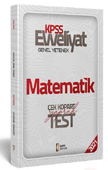 2021 Evveliyat KPSS Genel Yetenek Matematik Çek Kopar Yaprak Test