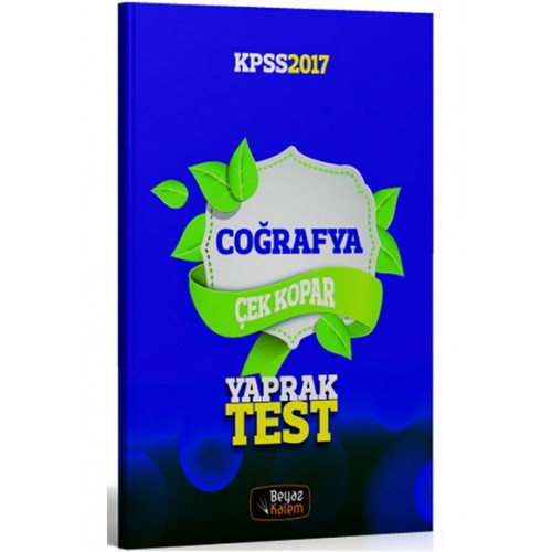 Beyaz Kalem KPSS Coğrafya Çek Kopar Yaprak Test