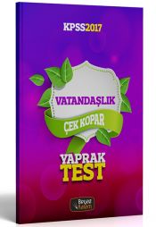 Beyaz Kalem KPSS Vatandaşlık Çek Kopar Yaprak Test 2017